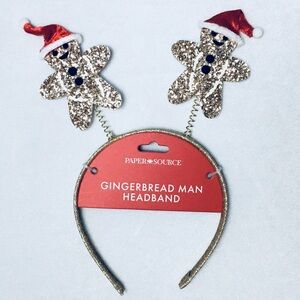 🎁 Paper Source Gingerbread Christmas Headband, NEW